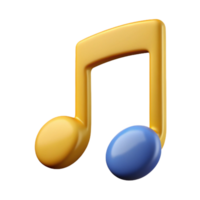 radiant minimalist Music note with stem and head. Crisp edges, minimal, single-weight stroke with Scalable Design. original png
