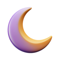 wonderful distinguished Minimal design of a crescent moon. Flat color, clean lines with Scalable Design. png