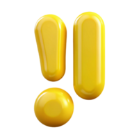 sumptuous gothic Clean lines, scalable exclamation mark in bright yellow. Single-weight stroke with Scalable Design. masterfully captured png