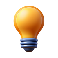 harmonious vibrant Abstract lightbulb symbol. Crisp edges, minimal design, with Scalable Design. 8K png