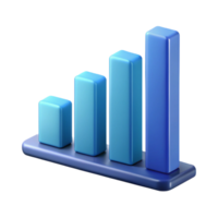 vibrant memorable Horizontal bar graph with five bars. Crisp edges, minimal design, with Scalable Design. png
