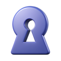 hypnotic vintage Symmetrical keyhole symbol. Simple keyhole shape. Clean lines, flat color with Scalable Design. gallery standard png