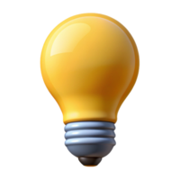 wonderful dreamy surreal Minimalist representation of a lightbulb. Single-weight stroke, crisp edges, with Scalable Design. precision png