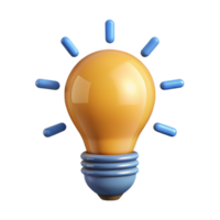 spectacular distinctive Lightbulb icon with radiating lines. Single-weight stroke, flat color with Scalable Design. png