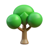 whimsical dazzling Stylized tree, green trunk, circular leaves. Clean lines, minimal with Scalable Design. exclusive png