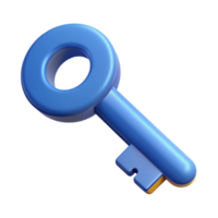 reflective striking Pictogram of a key. Crisp edges, clean lines, minimal design with Scalable Design. flawless png