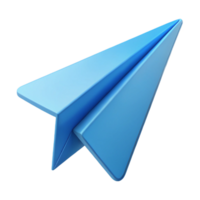 timeless avant-garde Minimal paper airplane icon. Crisp edges, flat color, single-weight stroke. with Scalable Design. 4K png