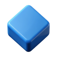 inspired avant-garde Geometric square with crisp edges and flat blue color. Minimal design with Scalable Design. exclusive png