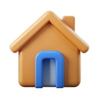 gorgeous quintessential Home icon. Simple geometric shape, flat color, clean lines. with Scalable Design. png