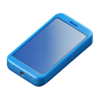 sumptuous industrial Flat color isometric phone with clean lines and a blue screen with Scalable Design. gallery standard png