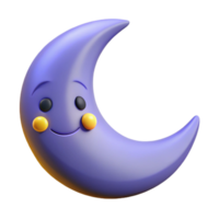 immaculate timeless Smiling crescent moon character with pointed tips. Clean lines, flat color, minimal design with Scalable Design. png