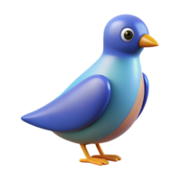 melancholic extraordinary Clean lines forming a stylized bird. Flat color, sharp edges. with Scalable Design. museum quality png