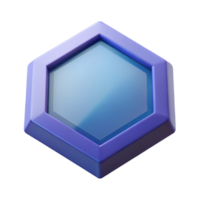 melancholic striking Geometric hexagon shape. Crisp edges, flat color, single-weight stroke with Scalable Design. studio quality png