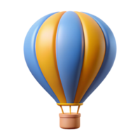 ethereal alluring Scalable silhouette of a hot air balloon. Minimal design, flat color, crisp edges with Scalable Design. masterfully captured png