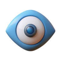 rare surreal Minimalist eye, sharp edges, single-weight stroke, symmetrical with Scalable Design. studio quality png