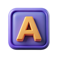 rare impressionist Square badge with a bold letter A . Single-weight stroke, flat color, clean lines with Scalable Design. impeccable png