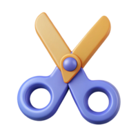 quintessential baroque Minimal scissors icon. Crisp edges, flat color, single-weight stroke. with Scalable Design. flawless png