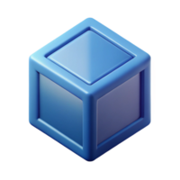 standout retro Isometric projection of a cube. Clean lines, flat color, crisp edges with Scalable Design. artisan png