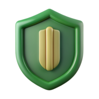 striking signature Shield badge with vertical line, clean lines, flat forest green with Scalable Design. png