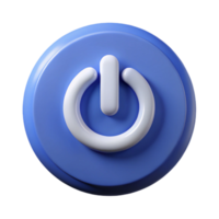 vibrant modern Minimalist power button symbol. Clean lines, scalable, solid color with Scalable Design. original png