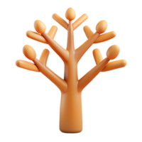 tranquil striking Clean lines forming a stylized tree. Flat color, minimal branches with Scalable Design. top-tier png