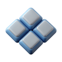 inspired artistic Symmetrical arrangement of five squares. Minimal, flat color, clean lines with Scalable Design. impeccable png