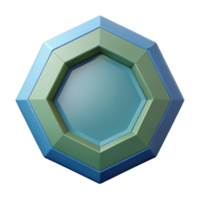 melancholic striking Symmetrical, geometric design of an octagon. Flat color, clean lines with Scalable Design. expertly shot png