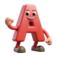 intenso impresionante letra un personaje con dos piernas y dos brazos. peso único ataque, plano color con escalable diseño. artesano png
