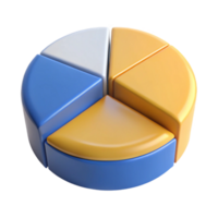 picturesque calm gothic Circular pie chart divided into three segments. Crisp edges, flat color with Scalable Design. ultra HD png