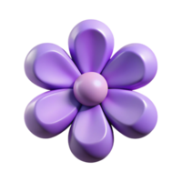 spectacular celebrated Flower with five rounded petals and a circular center. Flat color, symmetrical design, clean lines with Scalable Design. png