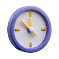 stunning nostalgic retro Clean lines monoline clock. Minimal design, flat color, with Scalable Design. original png