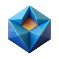 spectacular playful tropical Geometric abstract shape with crisp edges. Flat color, clean lines with Scalable Design. flawless png
