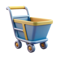 stunning mid-century Scalable single-weight stroke shopping cart. Clean lines, flat color. Minimal with Scalable Design. sharp png