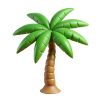 reflective pristine Scalable silhouette of a palm tree. Minimal design, flat color, crisp edges with Scalable Design. high resolution png