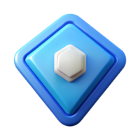 pristine celebrated Diamond-shaped badge with a dot in the center. Minimal, scalable, crisp edges with Scalable Design. png