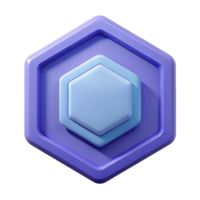 signature renaissance Hexagonal badge, clean lines, scalable design, single-weight stroke, flat color with Scalable Design. original png