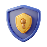 radiant coastal Shield-shaped badge with a stylized keyhole. Flat color, clean lines, minimal design with Scalable Design. ultra HD png
