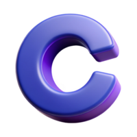 breathtaking gothic A stylized letter C with symmetrical curves. Flat color, clean lines, single-weight stroke with Scalable Design. luxury png
