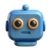striking nostalgic surreal Square robot with rounded corners and circular eyes. Crisp edges, single-weight stroke, with Scalable Design. exclusive png