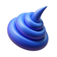 magnificent dreamy impressionist Abstract symbol of spiral. Rotating spiral with clean lines. Flat color, minimal design with Scalable Design. ultra HD png