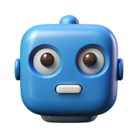 radiant exemplary Square robot with rounded corners and circular eyes. Minimal design, single-weight stroke with Scalable Design. png