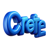 exceptional baroque Bold, sans-serif CREATE in vibrant blue. Clean lines, flat color with Scalable Design. precision png
