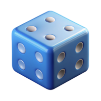 magnificent energetic impressionist Isometric set of dice with solid color and crisp edges. Minimal design with Scalable Design. top-tier png