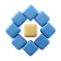 standout modern Crisp edges, symmetrical H composed of squares. Single-weight stroke with Scalable Design. impeccable png