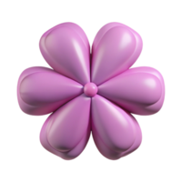reflective picturesque Symmetrical flower with four petals. Clean lines, scalable design, flat color with Scalable Design. original png