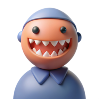 sumptuous exceptional Key character with circular head, jagged teeth. Minimal design, crisp edges, flat color with Scalable Design. png