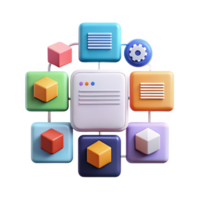 wonderful modern A simple infographic layout with text boxes and icons. Crisp edges, flat color, with Scalable Design. top-tier png