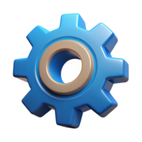 sumptuous intense surreal Gear mechanism with interlocking teeth. Crisp edges, scalable, flat color with Scalable Design. impeccable png