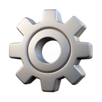 pristine coveted Single-weight stroke outlines a gear. Minimal and scalable, geometric design with Scalable Design. png