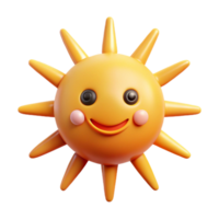 sumptuous exemplary Circular sun character with simple rays, smiling face. Scalable, single-weight stroke, flat color with Scalable Design. png